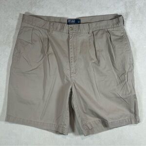 Polo Ralph Lauren 38W Tyler Short Men's Beige Flat Front Shorts